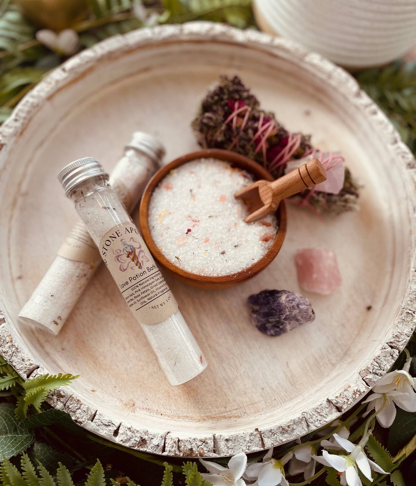 CONNECTION: Love Potion Herbal Bath Salt Tube