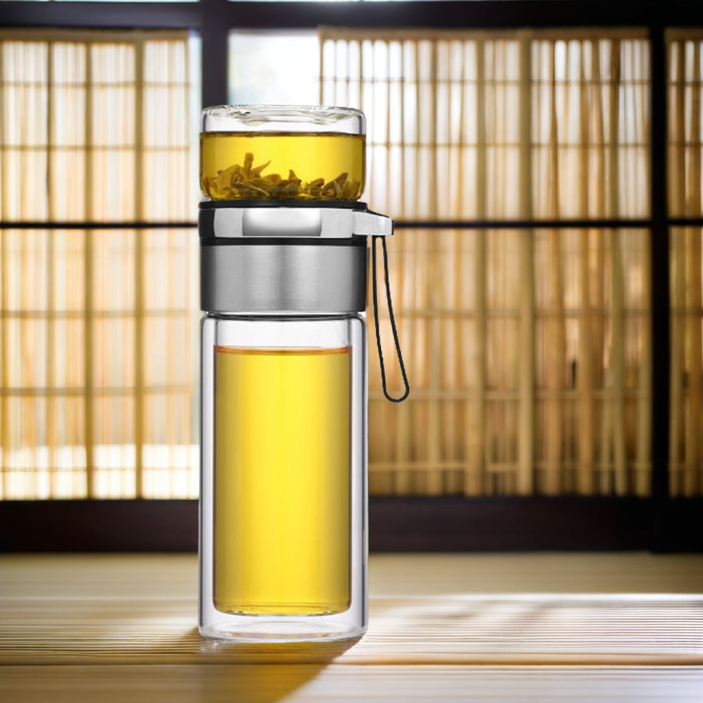 Glass Bottle Tea Infuser
