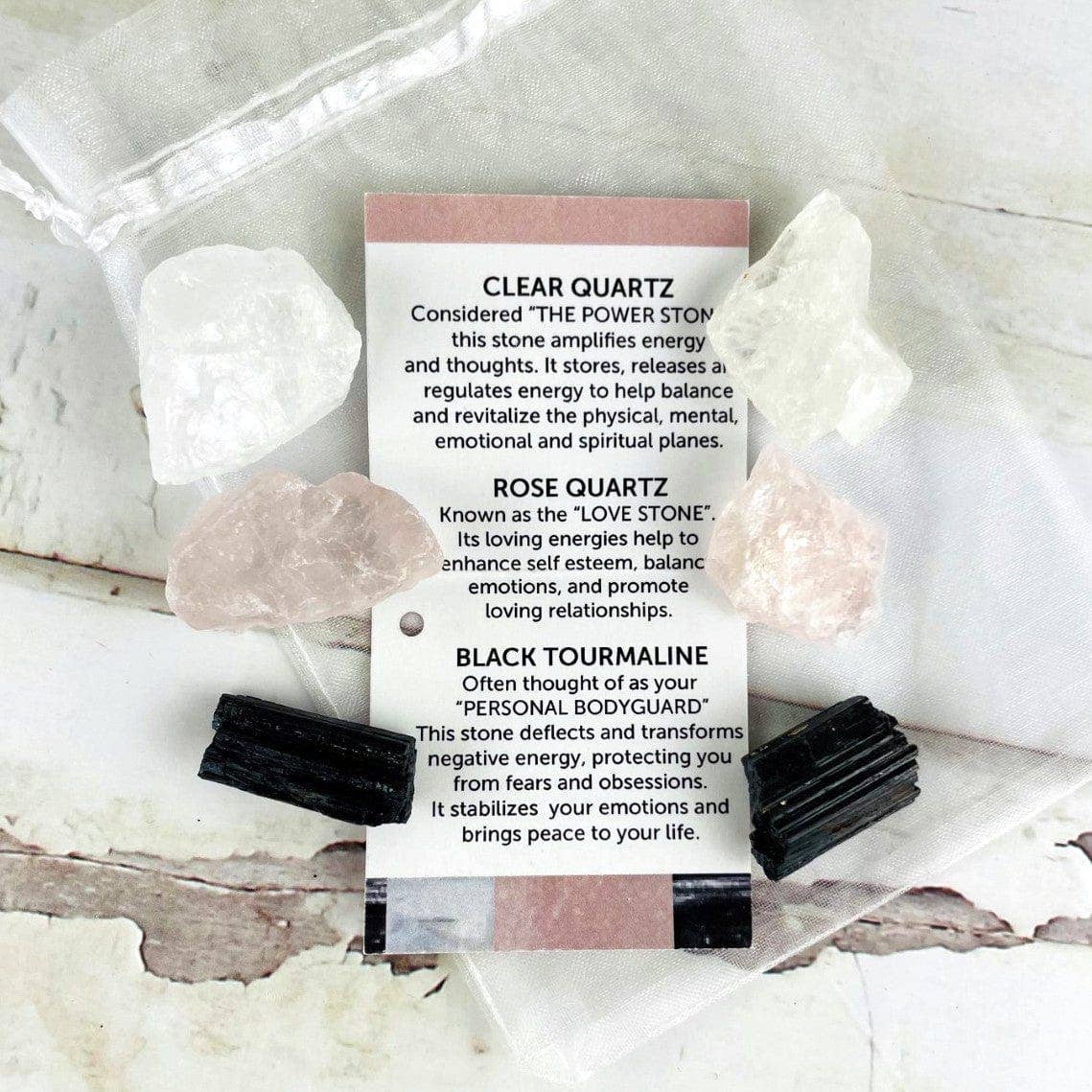 Love and Protection Crystal Intention Set