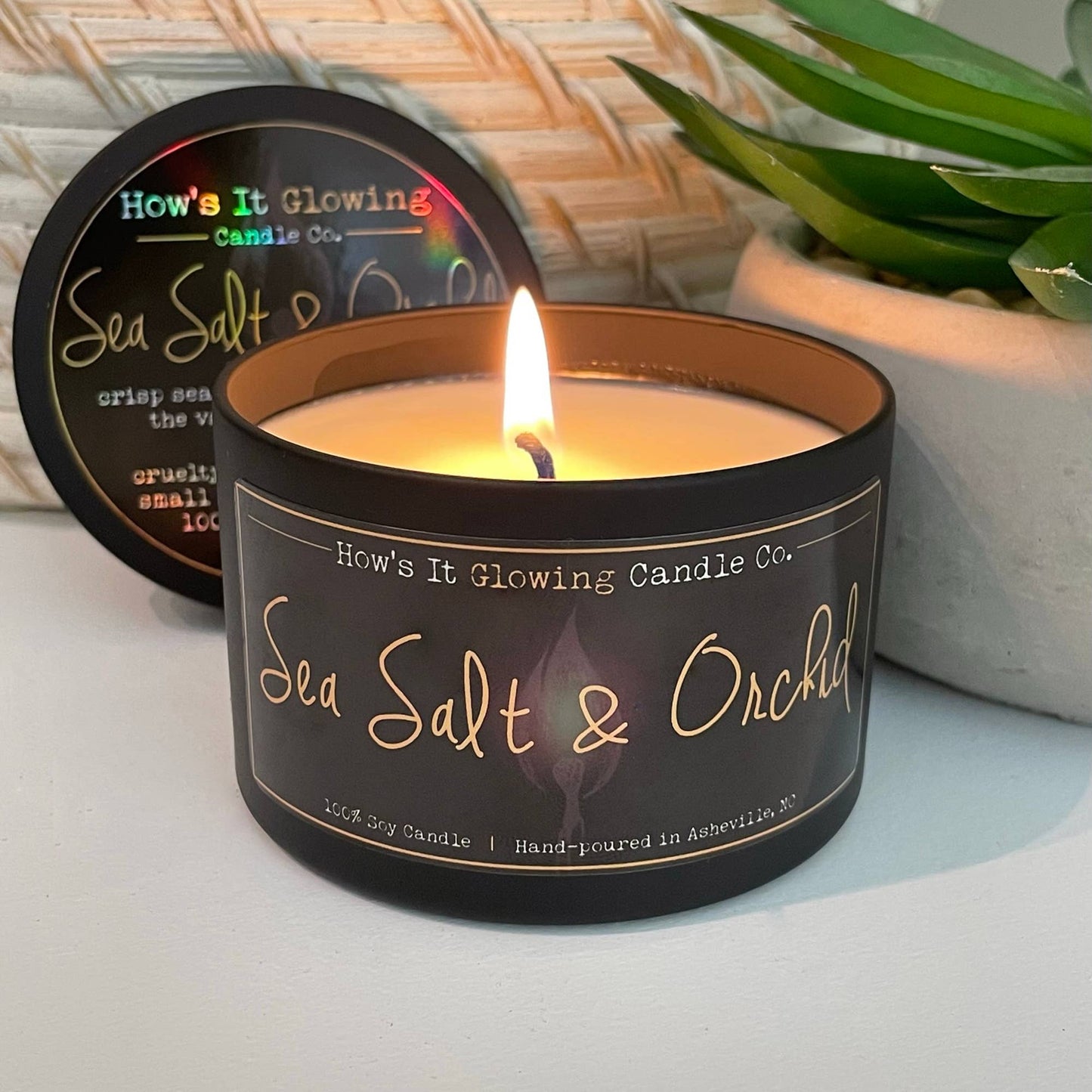 Sea Salt & Orchid Soy Candle