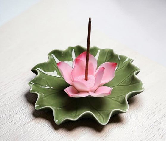 Pink Lotus Incense Burner