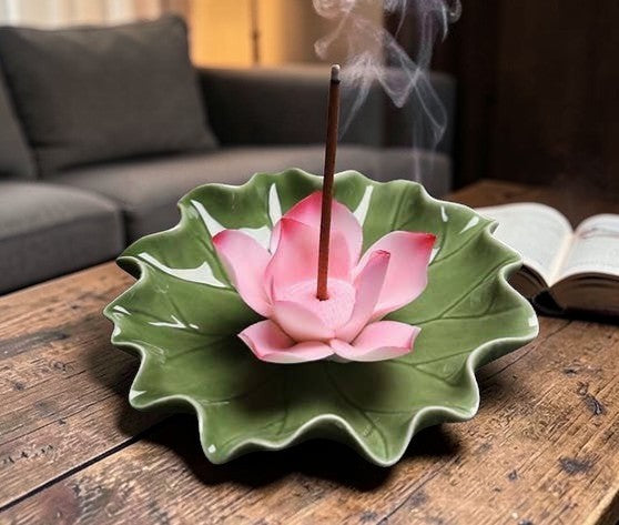 Pink Lotus Incense Burner