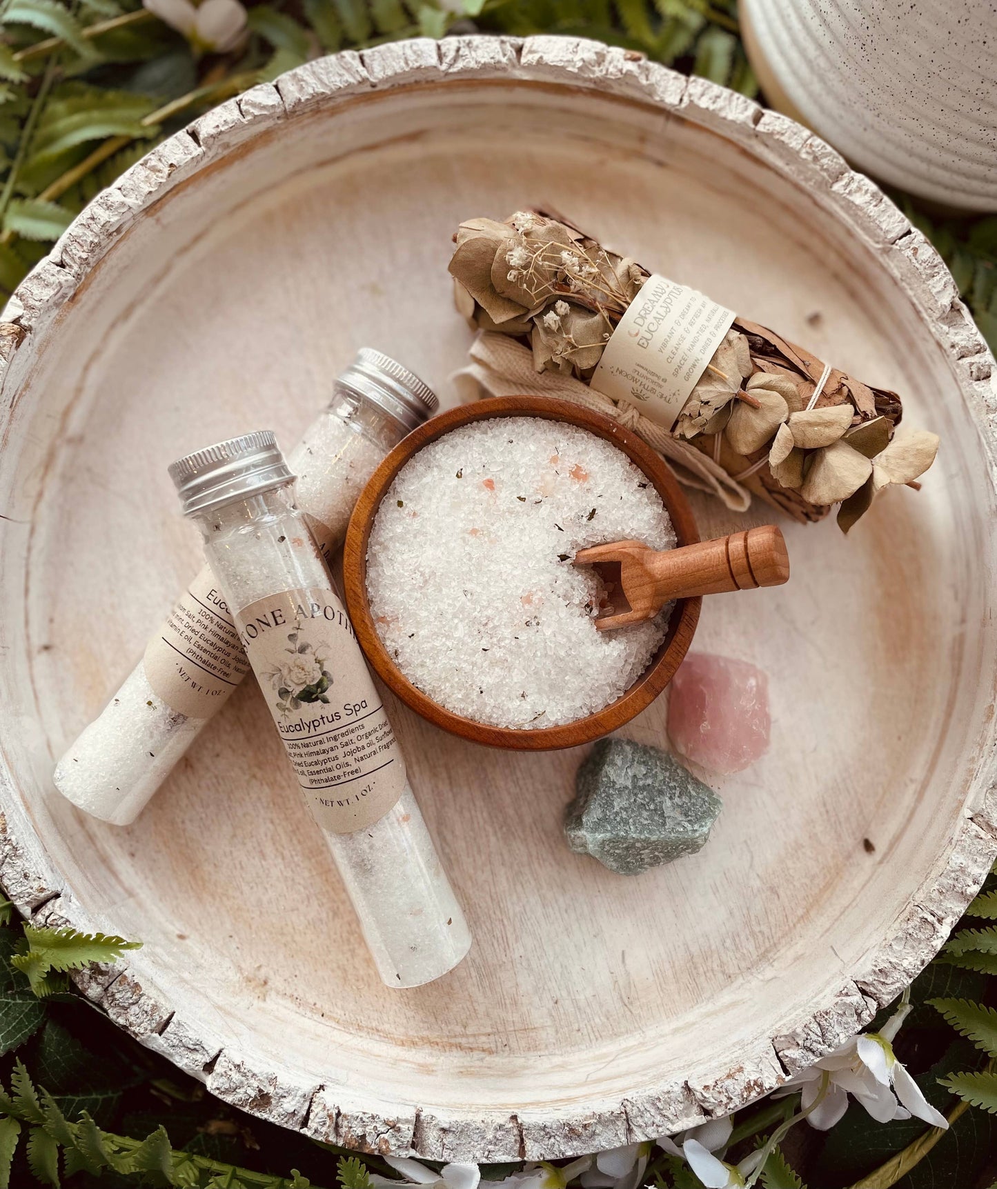 RENEWAL: Eucalyptus Spa Herbal Bath Salt Tube