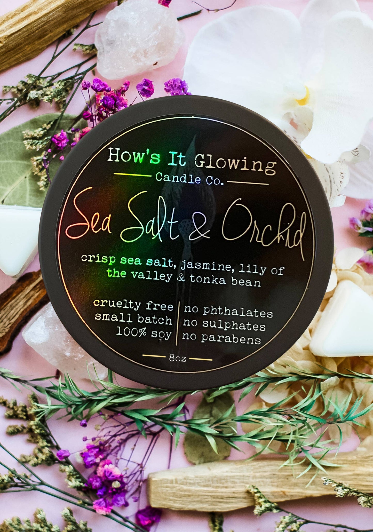 Sea Salt & Orchid Soy Candle