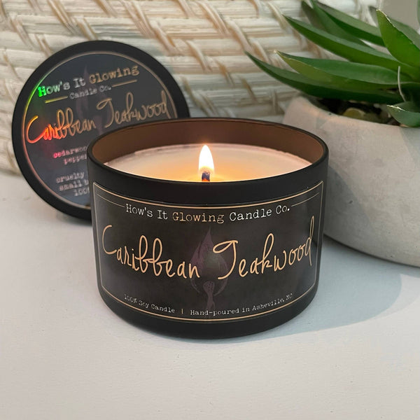 Caribbean Teakwood Soy Candle