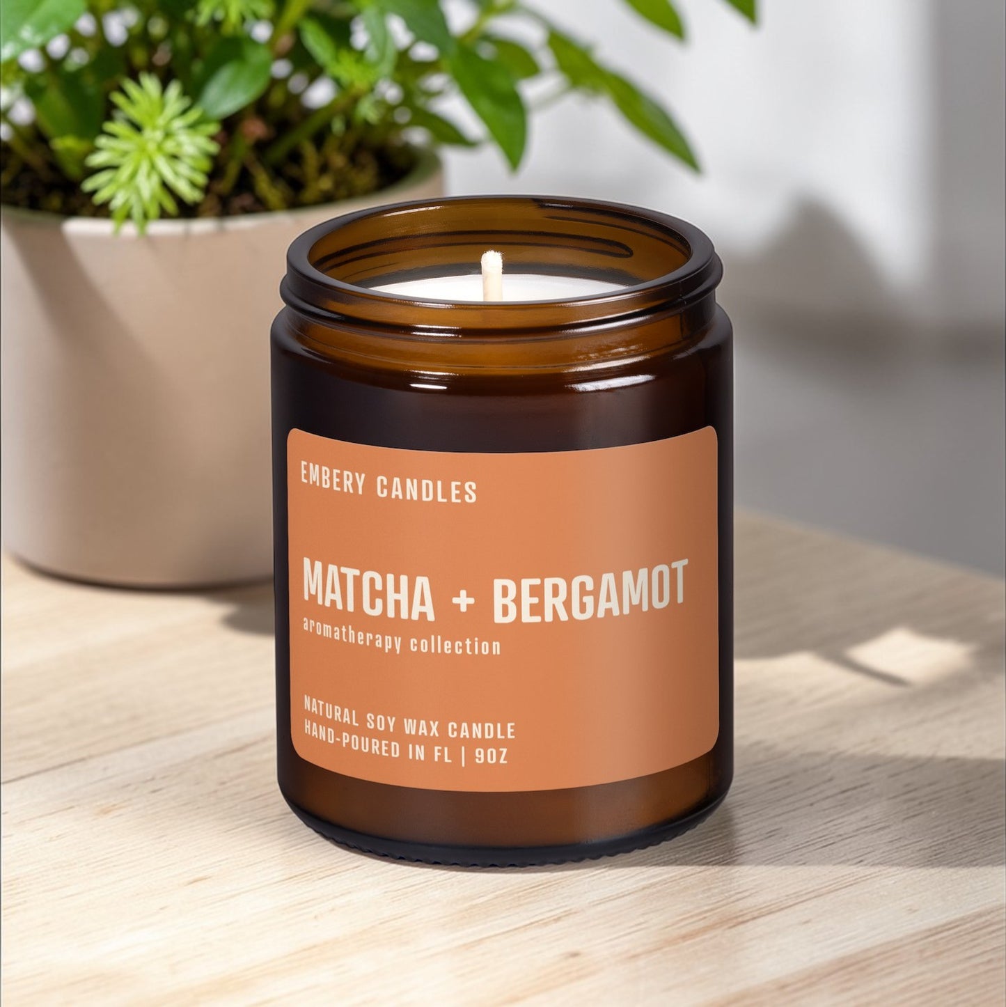 Matcha + Bergamot Soy Candle